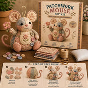 Charming Patchwork Mouse DIY Kit