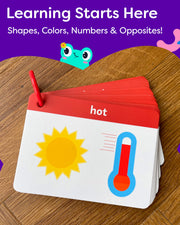 Alphabet Flash Cards - Thick ABC Flash Cards for Kids | Lowercase & Uppercase Letter Recognition Learning Game for Ages 3-6