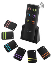 Esky Key Finder Locator with 85dB Noise Sound 6 Receivers Item Finder | Stick-on TV Remote Control Finder, Wallet Tracker Key Finders for Finding Keys,Phone, Glasses, Pet Remote Gift Idea