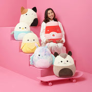 Squishmallows Original 8in Kelly the Red Velociraptor – Official Jazwares Plush (Little)