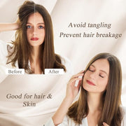 Vielit 2 Pack Satin Pillowcase for Hair and Skin Cooling,Soft as Silk Pillowcase for Hair and Skin,Easier Care than Silk Pillow Case Beige 50x75cm Gifts for Women Envelope & 2 Scrunchies