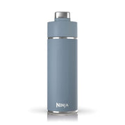 Ninja Thirsti Water Bottle and Flask 700 ML, Blue, with Leak-Proof Lid | Designed For Carbonated, Hot & Cold Drinks, Ideal For Travel & Sports, Triple Insulated, Stainless Steel Bottle, DW2401EUUKBL
