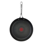 Tefal Jamie Oliver Cook's Direct On Bratpfanne 28 cm, Thermo-Signal | Stainless steel pan induction, titanium non-stick coating, oven-safe, stainless steel, riveted handle, E3040644