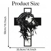 🔥🔥Jesus Cross Iron Sign Christ Wall Art Decor✝️🖼️ Elevate Your Space with Spiritual Elegance 🙌✨